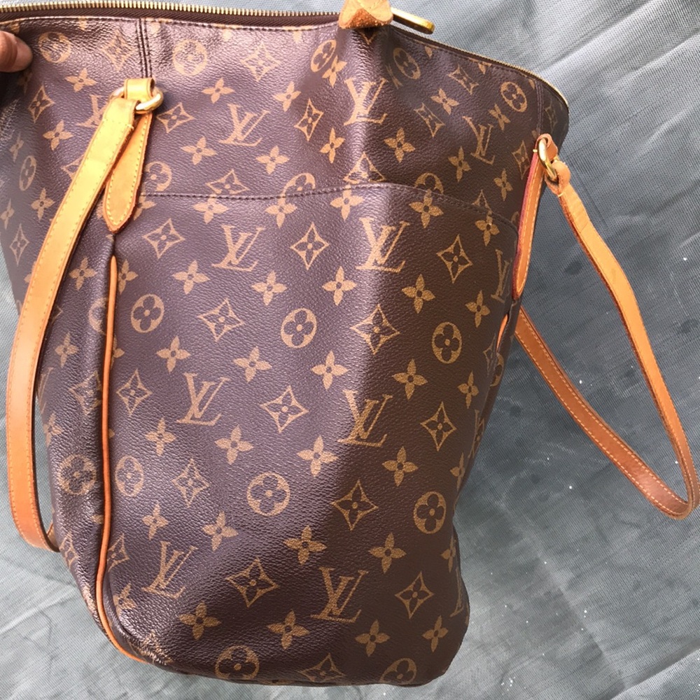 💎✨ TOP ZIPPER ✨💎 HUGE Louis Vuitton X-LARGE TOTE TOTALLY GM W/ RECEIPT - Picture 15 of 16